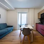 アパート Modern Red Flat In