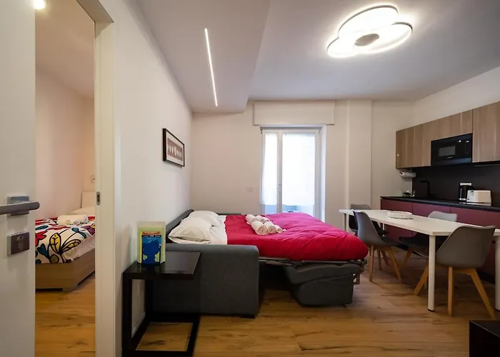 Daire Modern Red Flat In